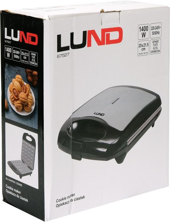 Vaflinė Lund „Toya Sa Poland“ torto skrebučiai 1400 W, 24 vnt., keraminė lėkštė (67527)