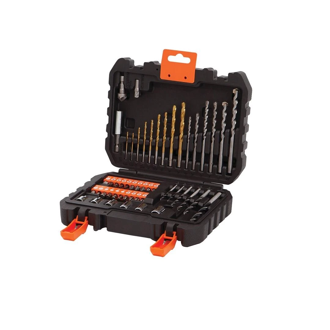 Grąžtas Black & Decker Juodas+DECKER Rinkinys grąžtų ir sukimo antgalių 50szt.