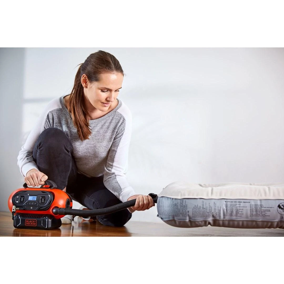 Black & Decker Oro kompresorius Juodas & Decker - BDCINF18N-QS | 12V/230V