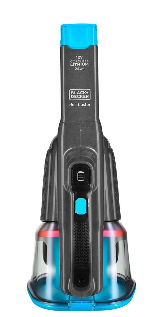Juodas & Decker Akumuliatorinis cikloninis dulkių siurblys BHHV320J 12V, Juodas & Decker