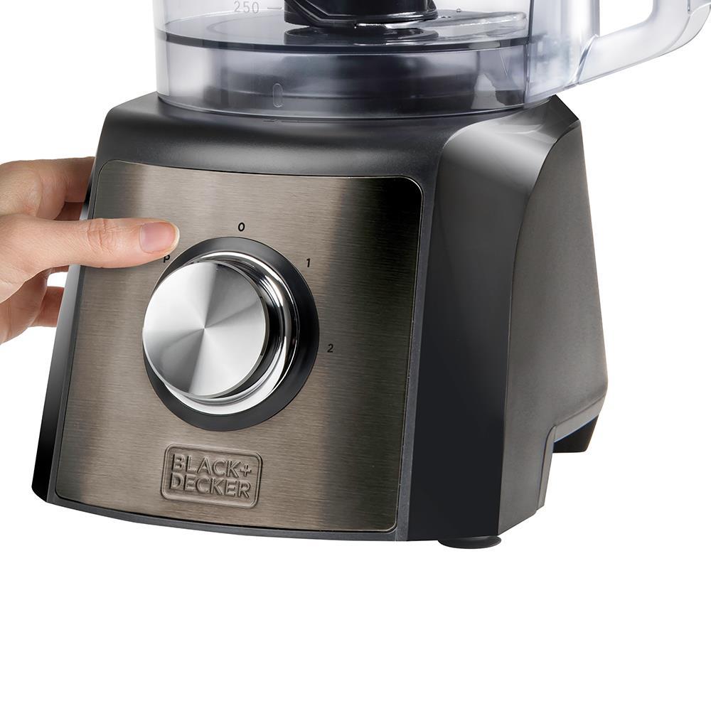 Virtuvinis kombainas Black & Decker juodas+decker Food processor Juodas & Decker BXFPA1200E (1200W)