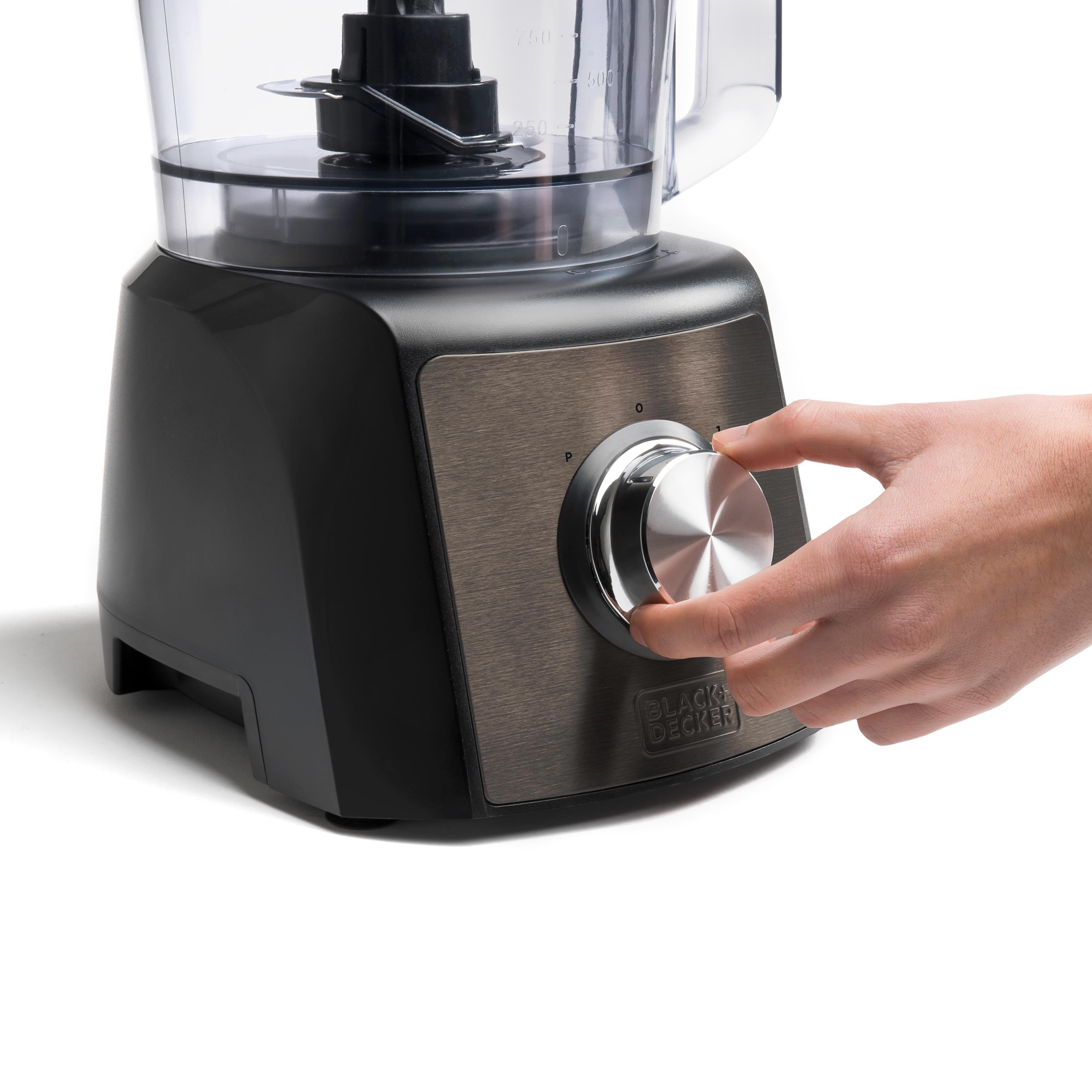 Virtuvinis kombainas Black & Decker juodas+decker Food processor Juodas & Decker BXFPA1200E (1200W)