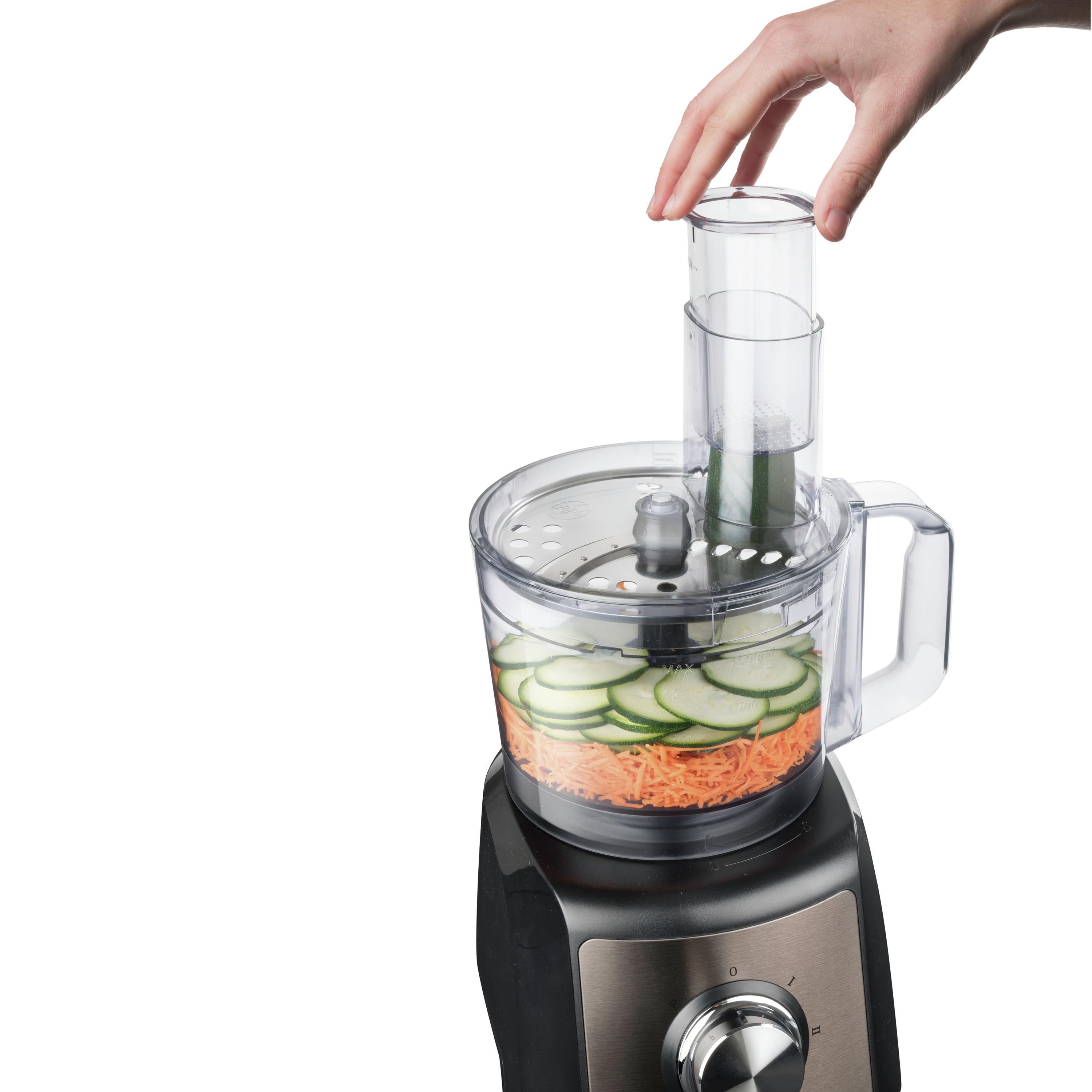 Virtuvinis kombainas Black & Decker juodas+decker Food processor Juodas & Decker BXFPA1200E (1200W)