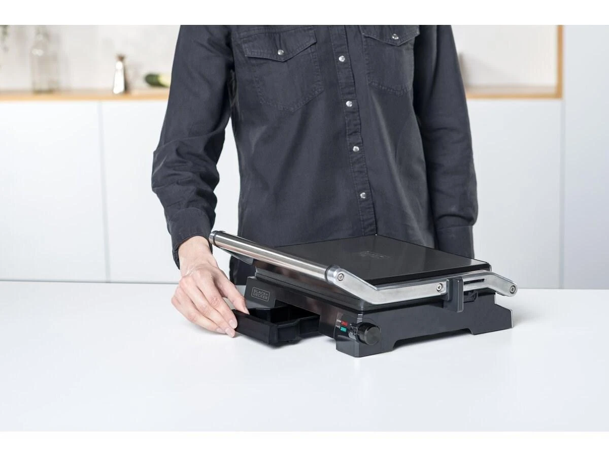Black & Decker juodas+decker Electric grill Juodas & Decker BXGR2200E (2200W)