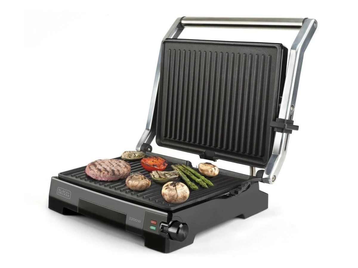 Black & Decker juodas+decker Electric grill Juodas & Decker BXGR2200E (2200W)