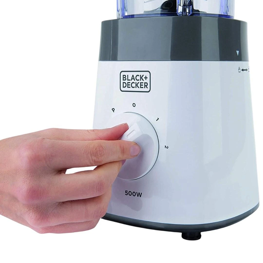 Black & Decker juodas+decker Tabletop plakiklis Juodas & Decker BXJB500E (500W; 1,5l)