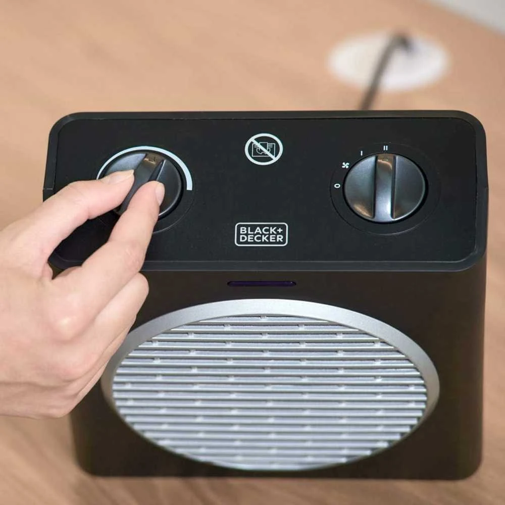 Black & Decker Juodas & Decker Šildytuvas - Juodas & Decker BXSH2003E 2000W