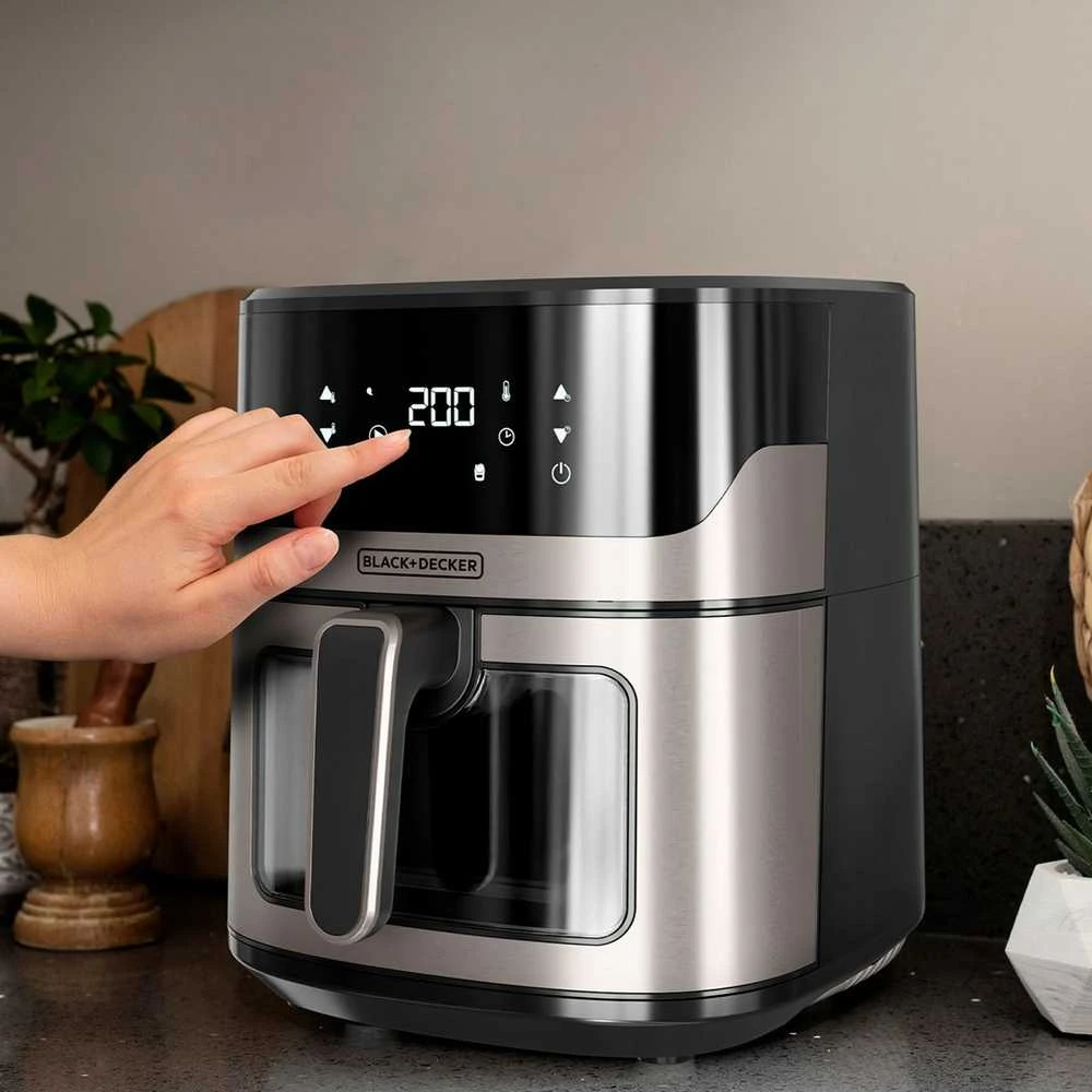Black & Decker Juodas & Decker Karšto oro gruzdintuvė - Juodas & Decker BXAF6500E