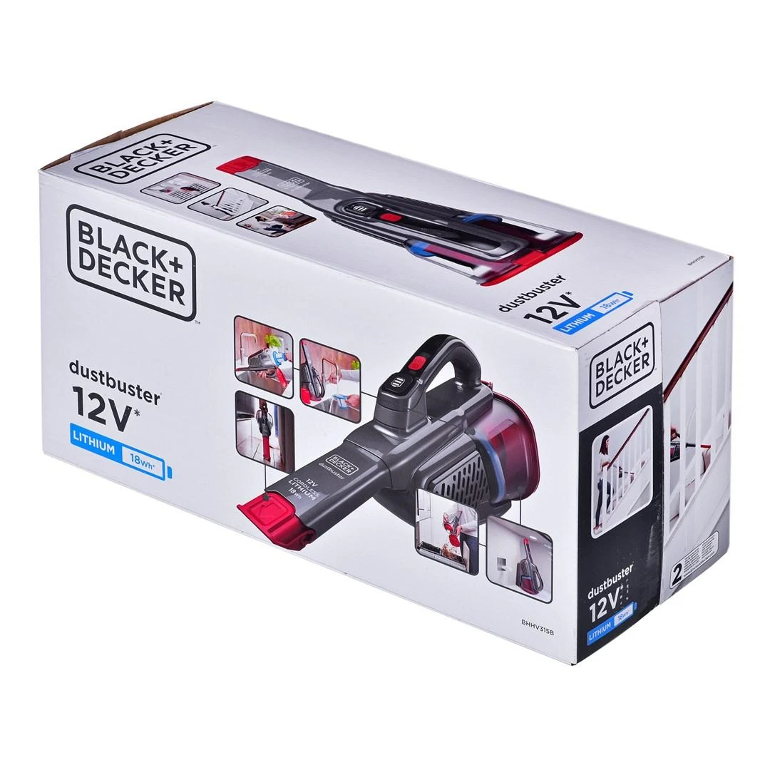 Black & Decker Juodas & Decker Nešiojamas Dulkių Siurblys - Juodas & Decker Dustbuster Juodas/raudonas
