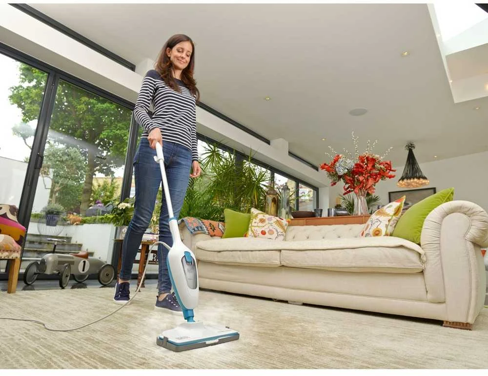 Black & Decker Juodas & Decker Valymo garais įrenginys FSMH13E10 1=10, Juodas & Decker