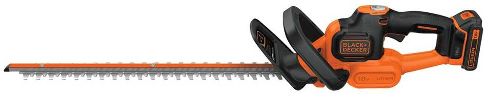 Black &amp; Decker Juodas &amp; Decker Gyvatvorių žirklės Juodas &amp; Decker GTC18502PC-QW; 18 V; 1x2,0 Ah; 50 cm ilgio; akumuliatorinės