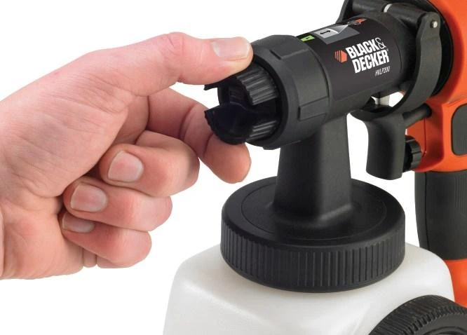 Black & Decker Juodas + DECKER DAŽAI / PURŠKIMO pistoletas 400W