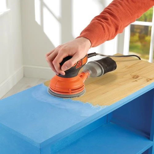 Black & Decker Juodas & Decker Ekscentrinis šlifuoklis KA199 240 W 125 mm, Juodas & Decker