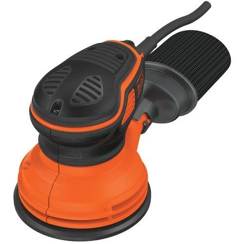 Black & Decker Juodas & Decker Ekscentrinis šlifuoklis KA199 240 W 125 mm, Juodas & Decker