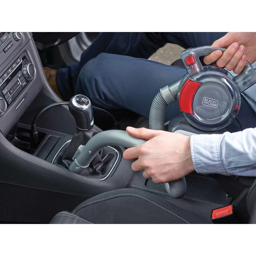 Black & Decker Juodas & Decker automobilinis dulkių siurblys Juodas+DECKER PD1200AV (pilkos spalvos)