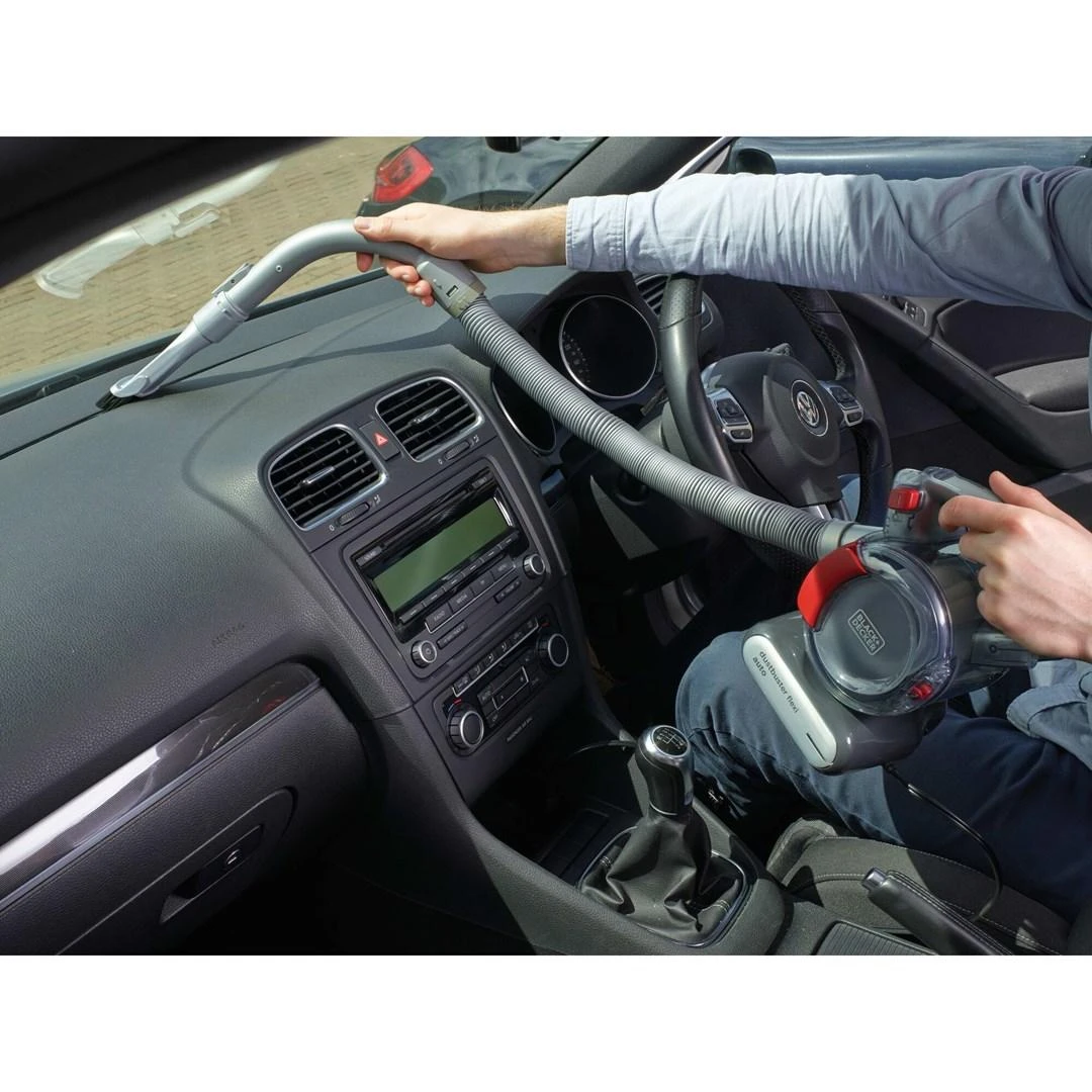 Black & Decker Juodas & Decker automobilinis dulkių siurblys Juodas+DECKER PD1200AV (pilkos spalvos)