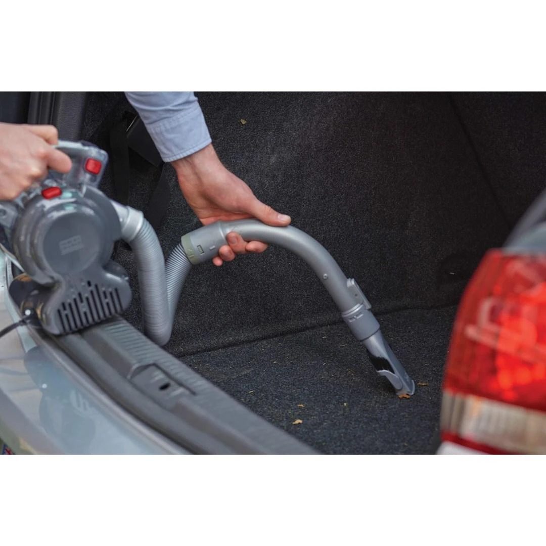 Black & Decker Juodas & Decker automobilinis dulkių siurblys Juodas+DECKER PD1200AV (pilkos spalvos)