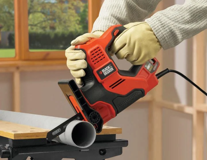Black & Decker Juodas+DECKER tiesinis pjūklas 500W /RS890K