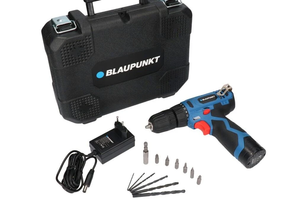 Blaupunkt CD3010 12V ličio jonų gręžtuvas/suktuvas (įkroviklis ir baterija yra komplekte)