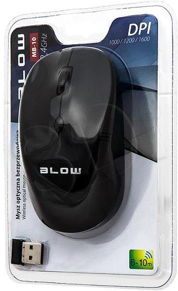 BLOW 84-002 Optinė Belaidė pelė MBP-10 USB juodas