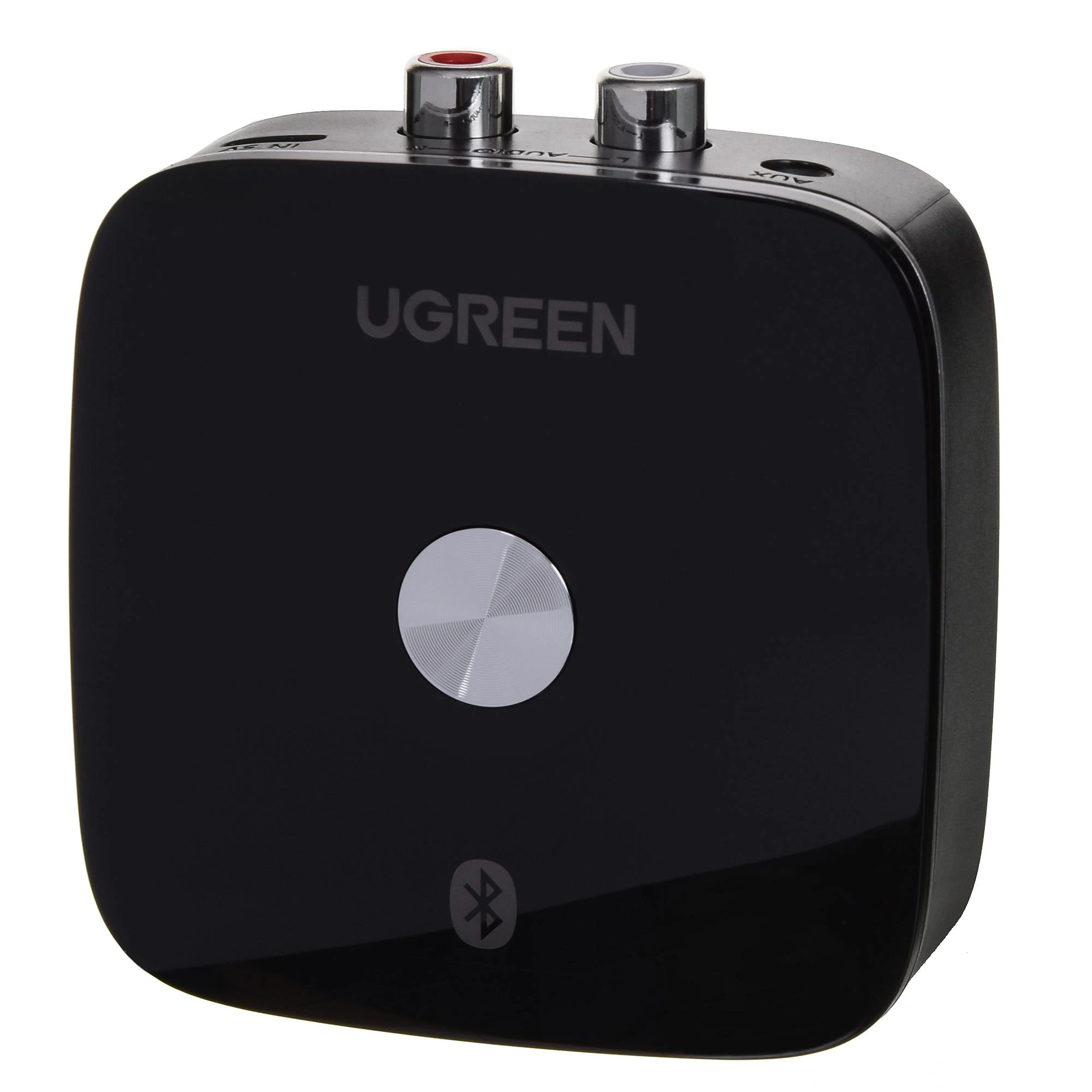 Ugreen Bluetooth imtuvas su apvaliu centriniu valdymo mygtuku