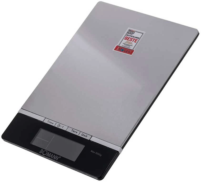 Virtuvinės svarstyklės Bomann KW 1421 CB Juodas, Nerūdijantis plienas Electronic kitchen scale