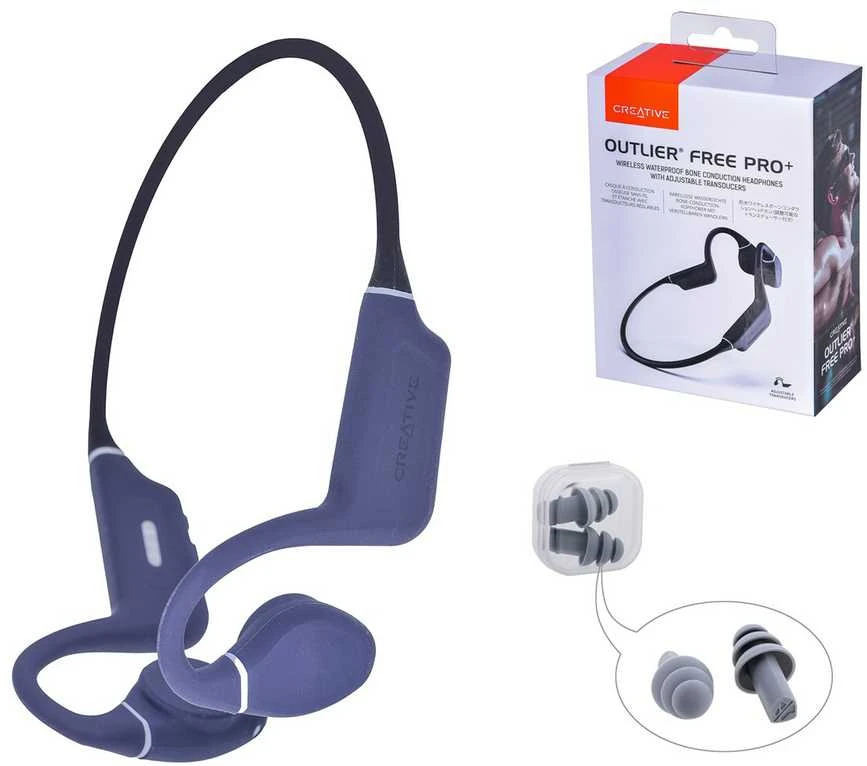 Creative Outlier Free Pro Plus ausinės su priedais