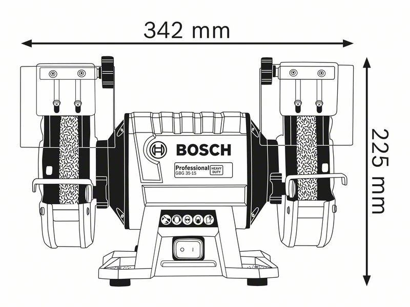 Bosch dvipusis šlifuoklis GBG 35-15 Professional