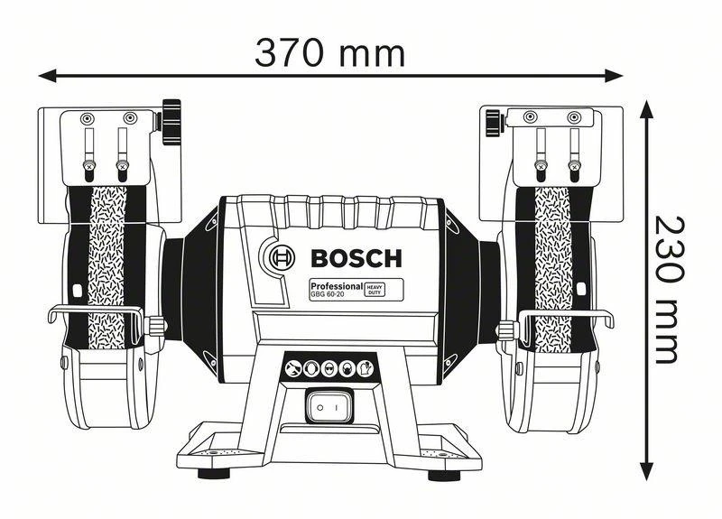 Bosch Galandimo staklės GBG 60-20