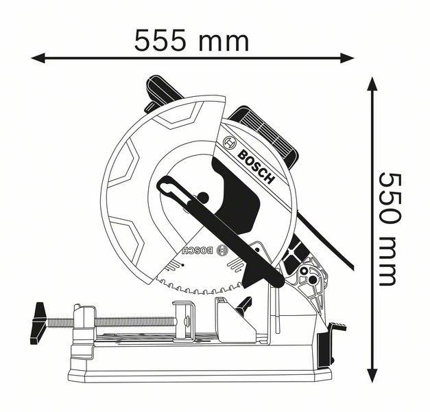 Bosch Stacionarus diskinis pjūklas GCD 12 JL 2000 W