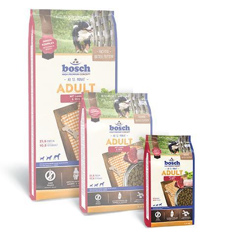 bosch Dog ADULT ėriena & RICE 1kg