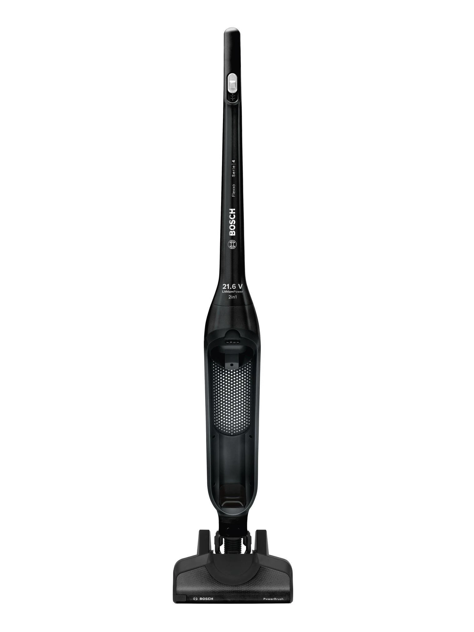 Bosch Talentone Development Serija 4, Įkraunamasis dulkių siurblys, Flexxo 21.6V, Juoda BBH32101