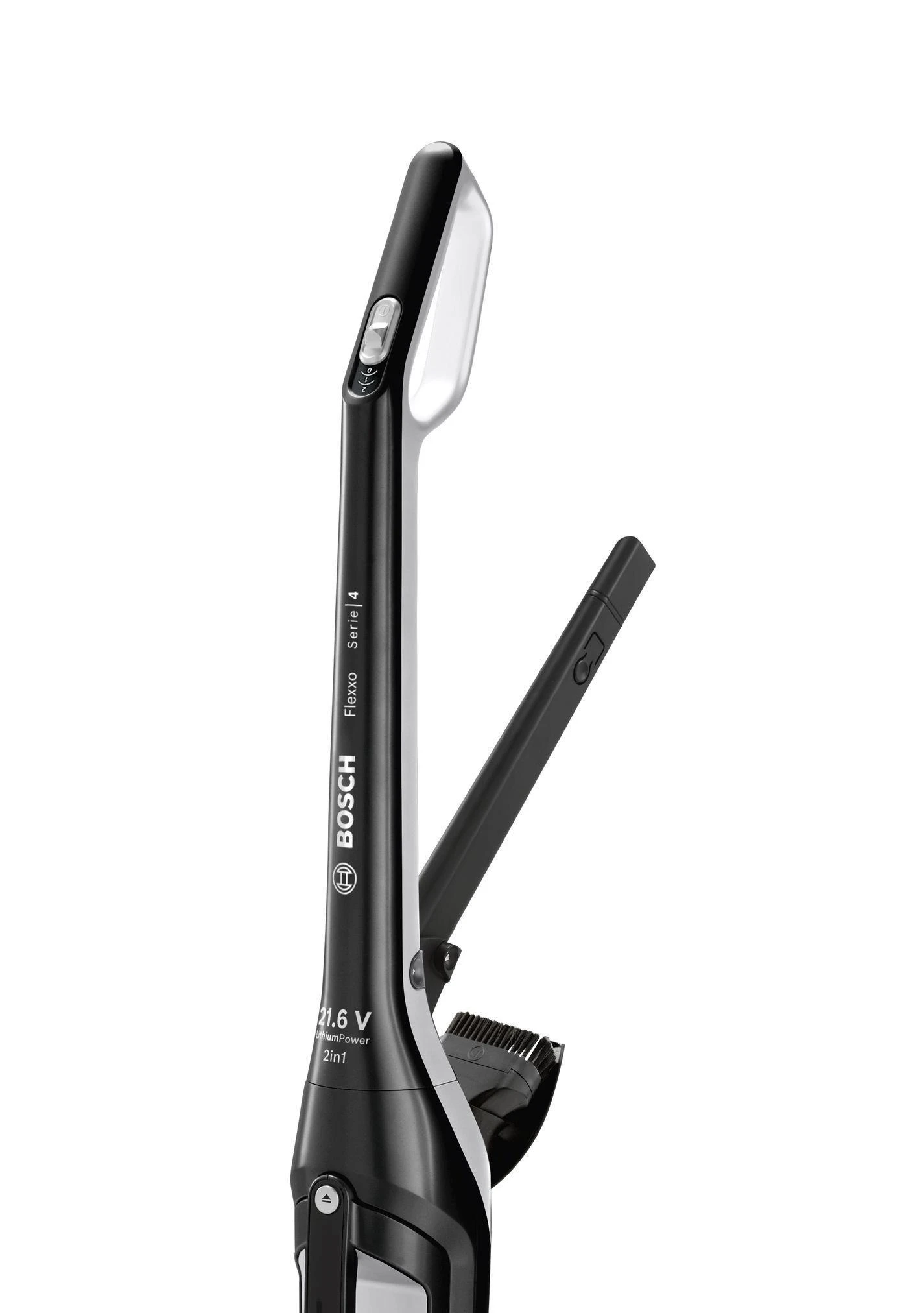 Bosch Talentone Development Serija 4, Įkraunamasis dulkių siurblys, Flexxo 21.6V, Juoda BBH32101