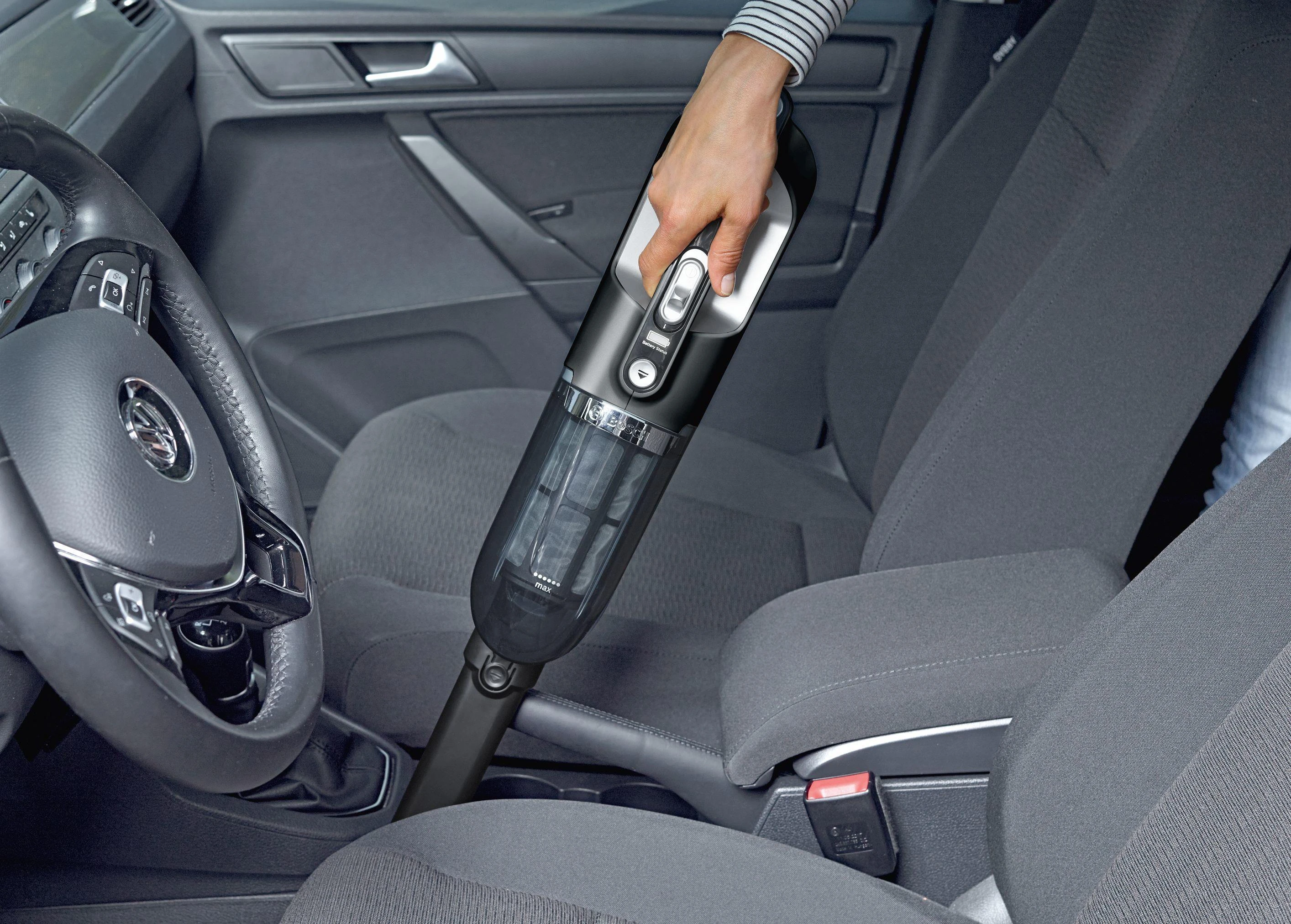 Bosch Talentone Development Serija 4, Įkraunamasis dulkių siurblys, Flexxo 21.6V, Juoda BBH32101