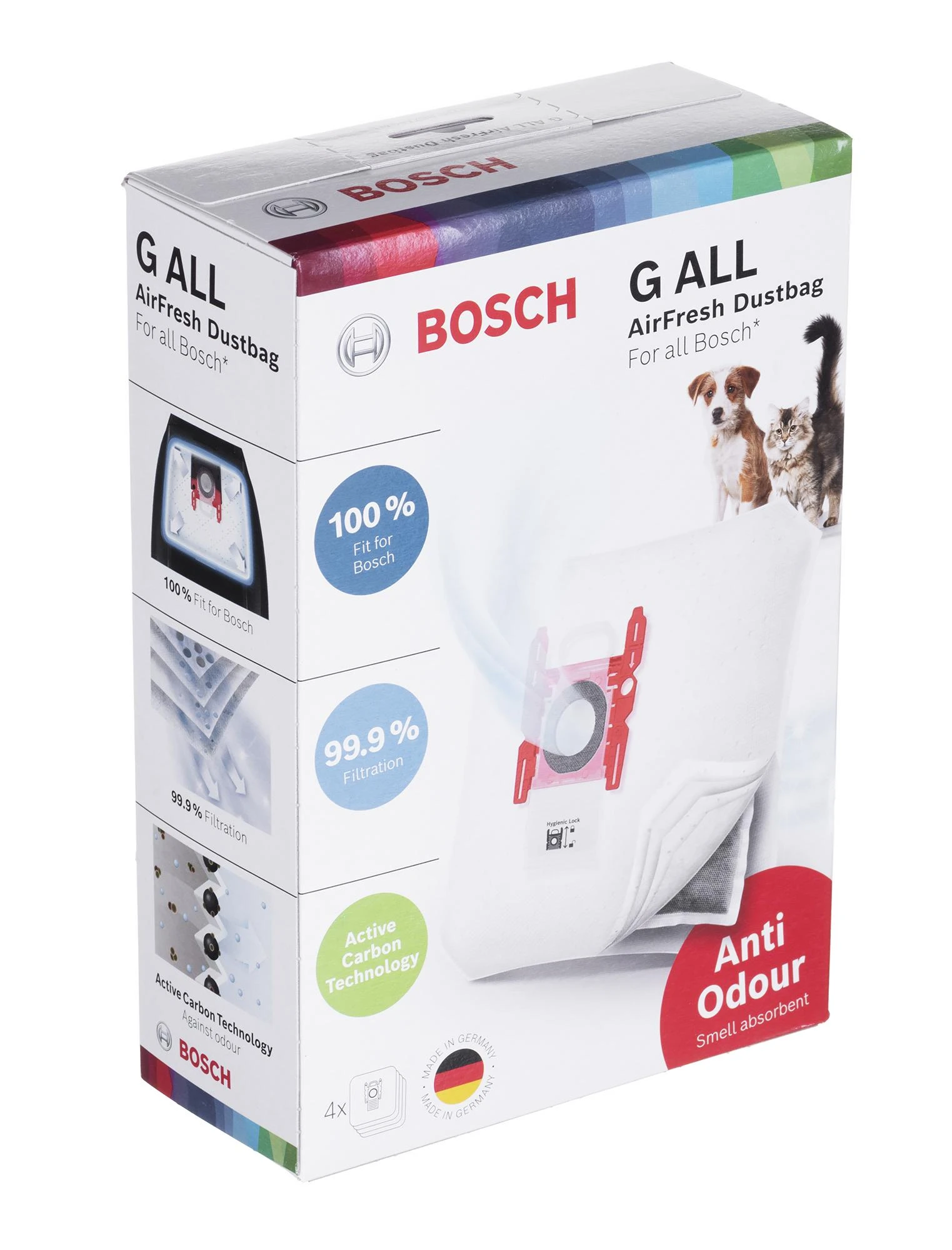Bosch BBZAFGALL dulkių siurblio dulkių maišelis, AirFresh G ALL