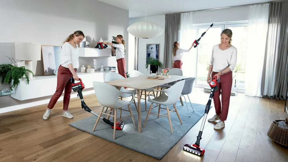 Bosch Įkraunamasis dulkių siurblys Unlimited 7 ProAnimal, Raudonos spalvos (BCS711PET)