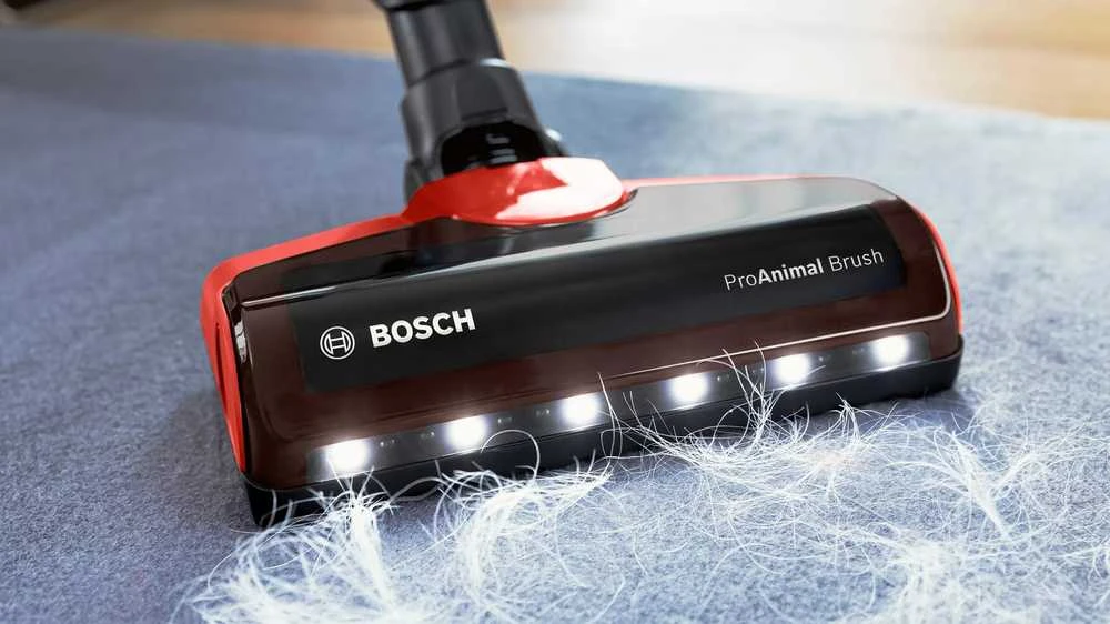 Bosch Įkraunamasis dulkių siurblys Unlimited 7 ProAnimal, Raudonos spalvos (BCS711PET)