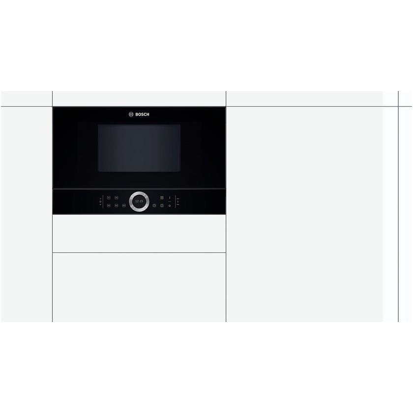Mikrobangų krosnelė BOSCH BFL634GB1 Kairinės | Varle.lt