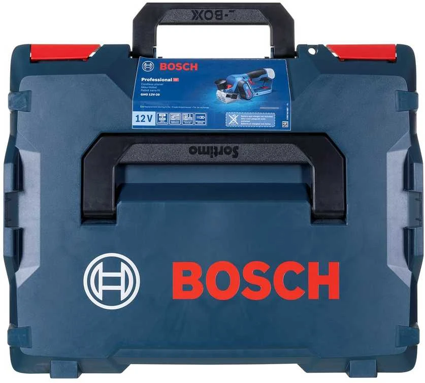 Bosch Akumuliatorinis oblius GHO 12V-20, Be baterijų ir kroviklio