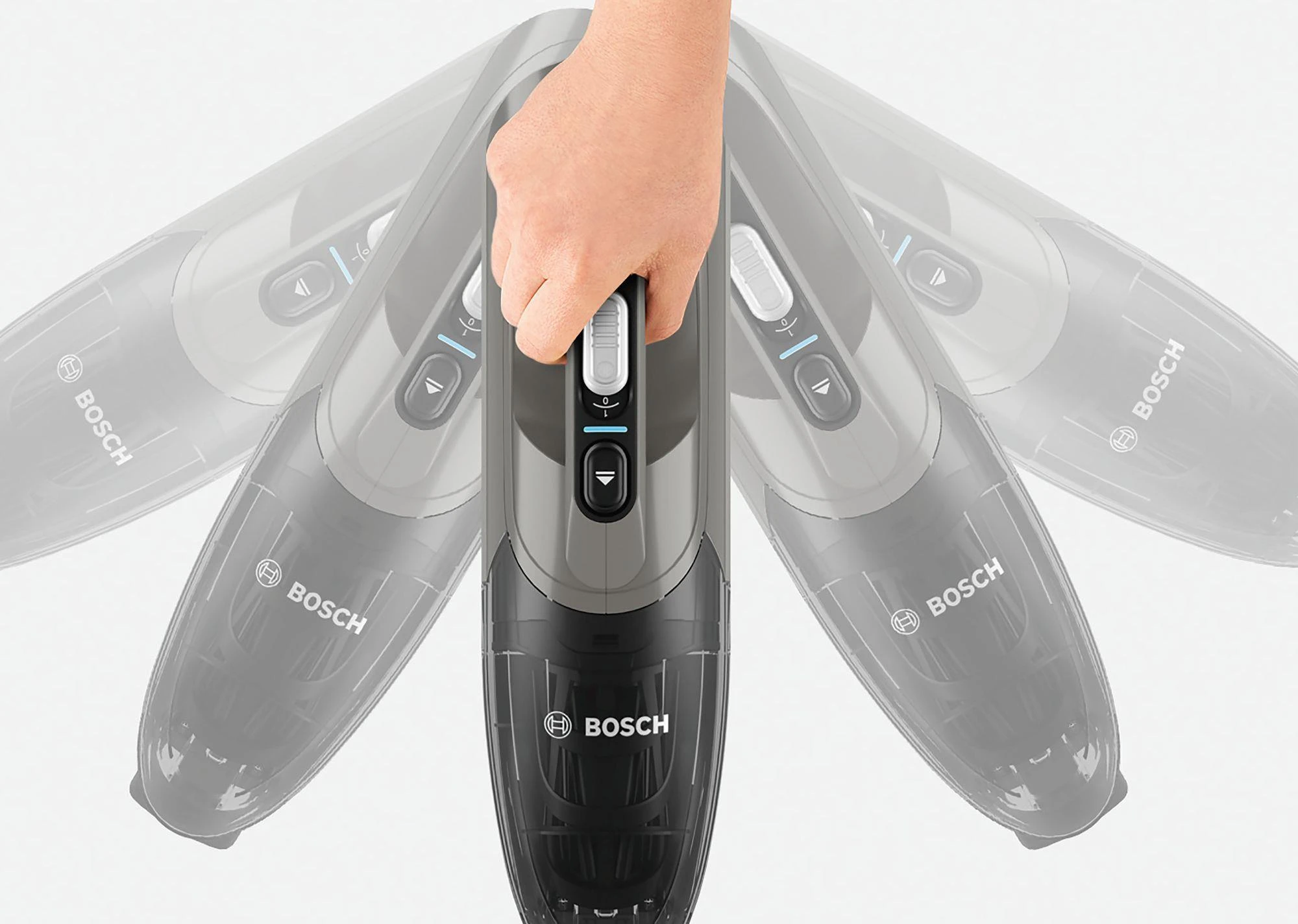 Bosch BBHF214G Serija 2, Įkraunamasis dulkių siurblys, Readyy'y 14.4V, Grafito