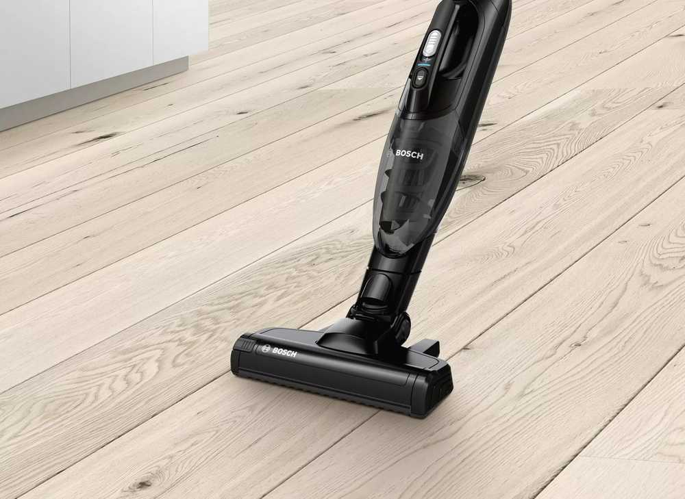 Įkraunamasis dulkių siurblys Bosch BCHF216B Serie | 2, Readyy'y 16Vmax, juodas
