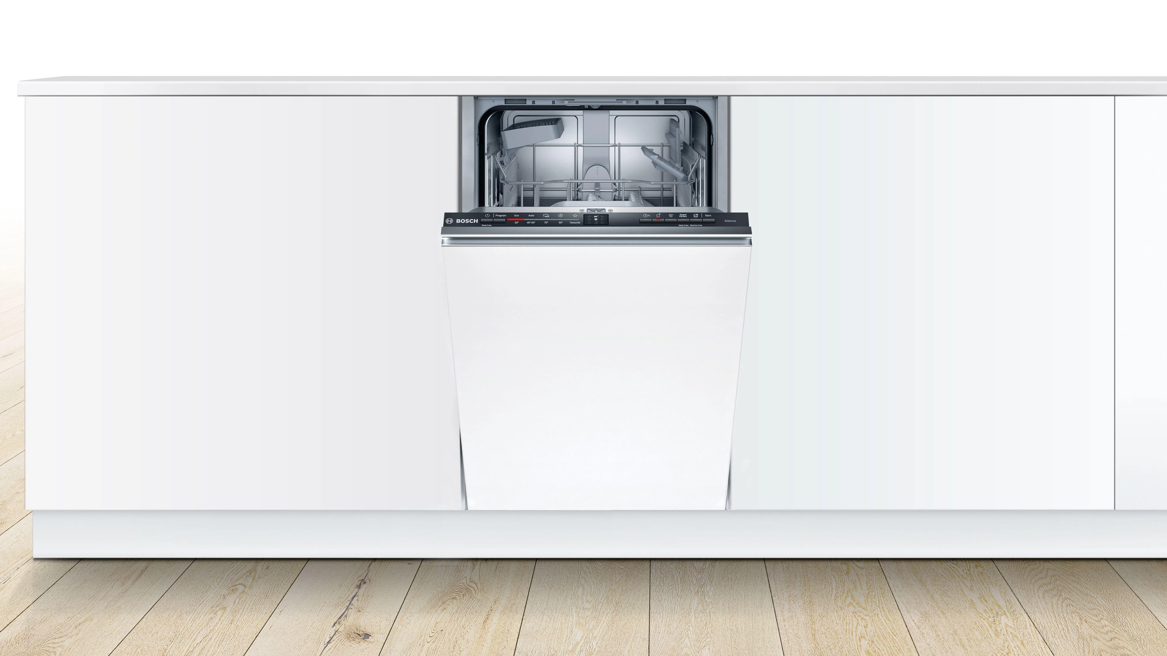 Įmontuojama indaplovė Bosch SPV2IKX10E 45 cm