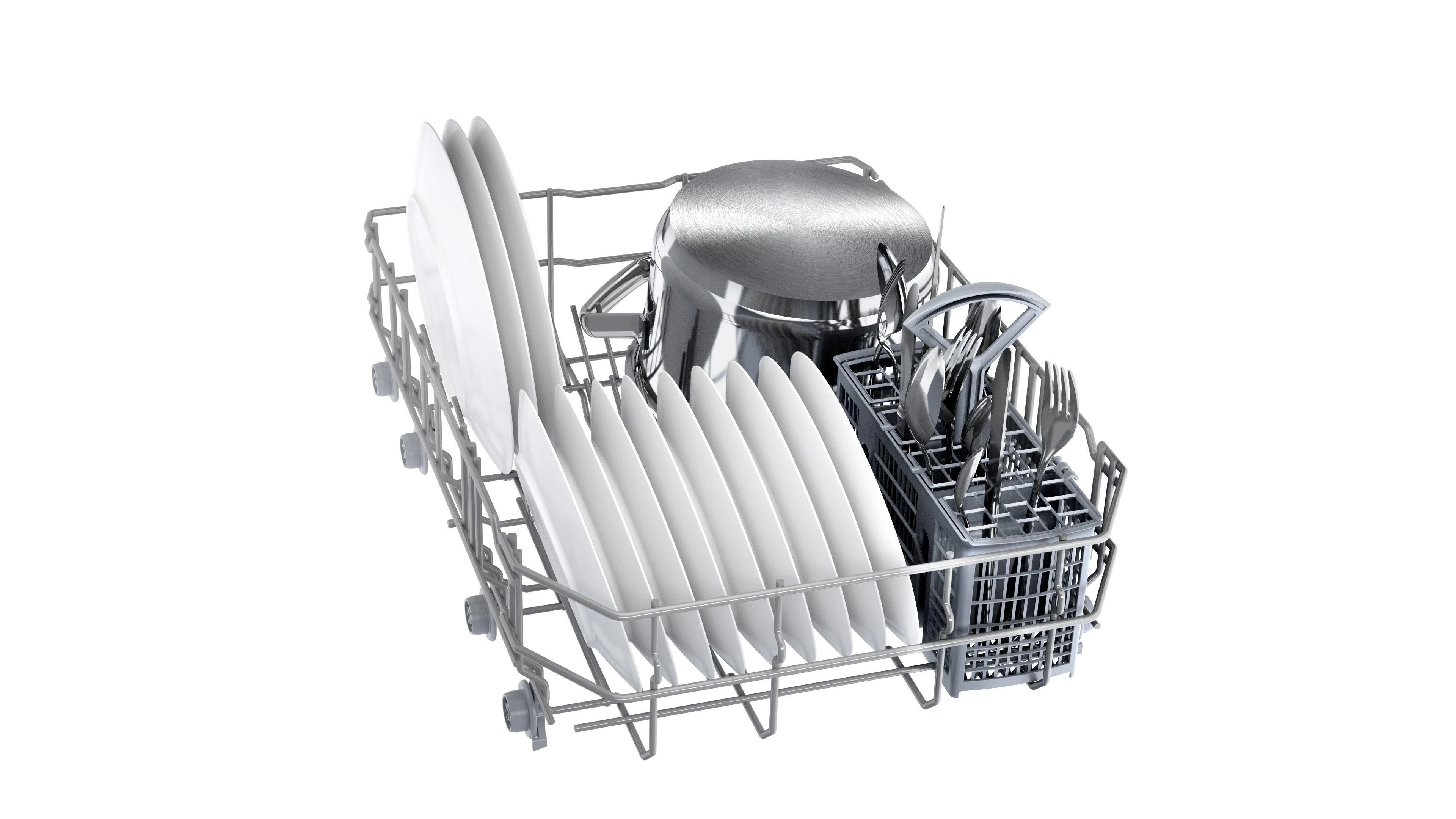 Įmontuojama indaplovė Bosch SPV2IKX10E 45 cm