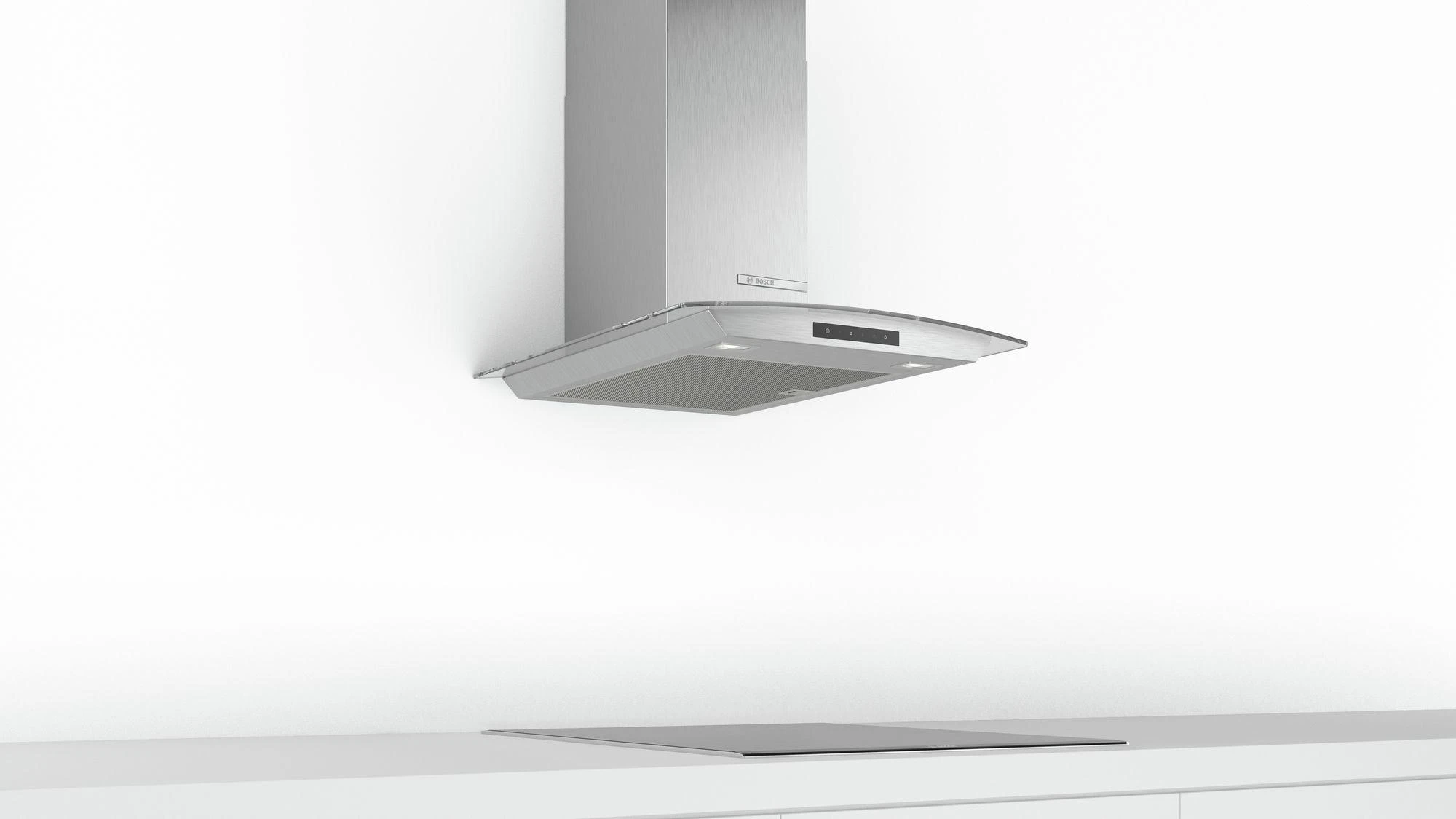 Bosch DWA66DM50 Serija 4, Prie sienos montuojamas gartraukis, 60 cm, clear glass