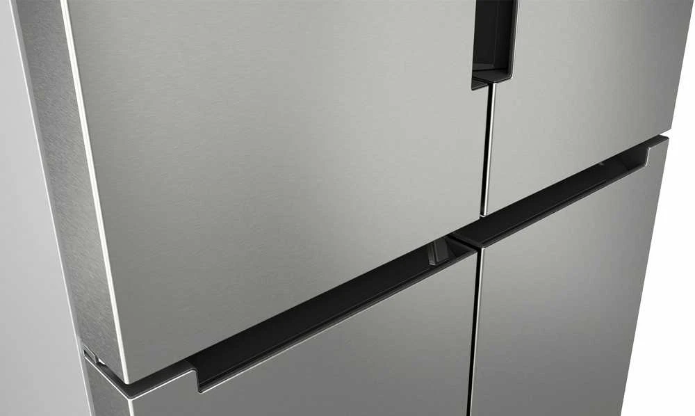 Bosch Serie 4 KFN96VPEA side-by-side šaldytuvas Freestanding 605 L E Nerūdijantis plienas
