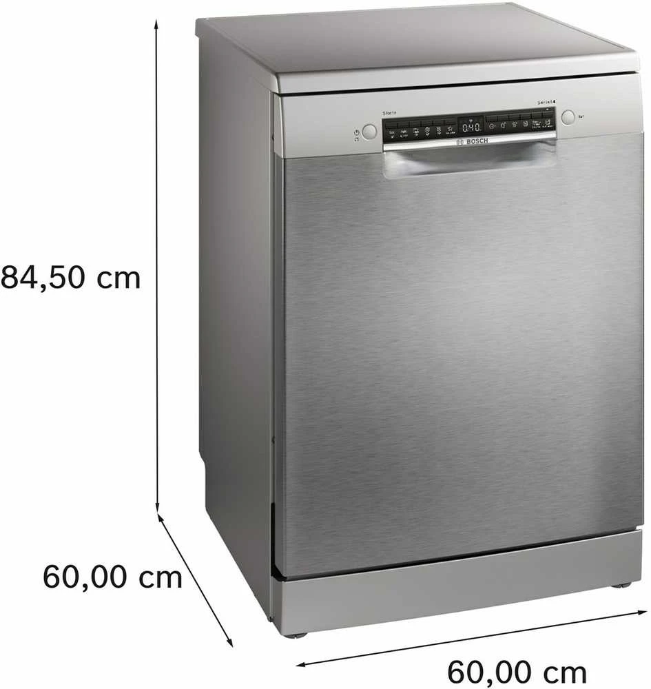 Bosch Serie 4 SMS4HMI07E indaplovė Laisvai pastatoma 14 stalčių D