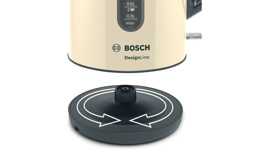 Virdulys Bosch DesignLine TWK4P437, smėlio spalvos
