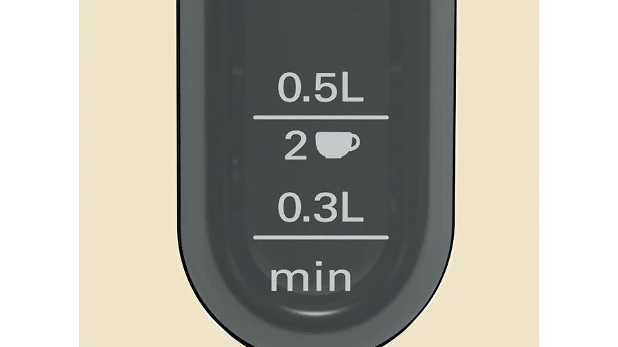 Virdulys Bosch DesignLine TWK4P437, smėlio spalvos