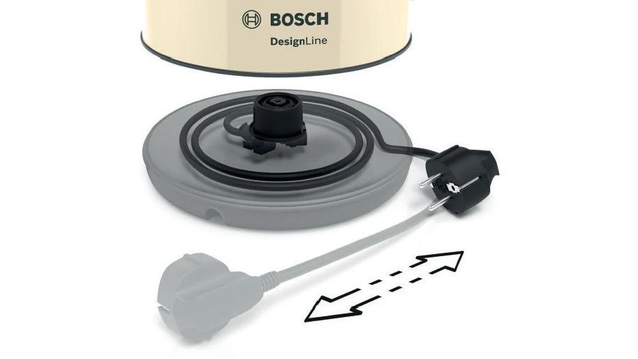 Virdulys Bosch DesignLine TWK4P437, smėlio spalvos