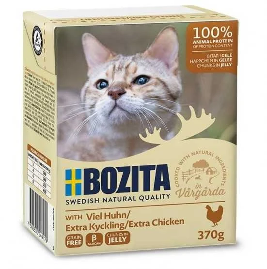 Kačių Maistas - BOZITA Vištiena želėje 370 g